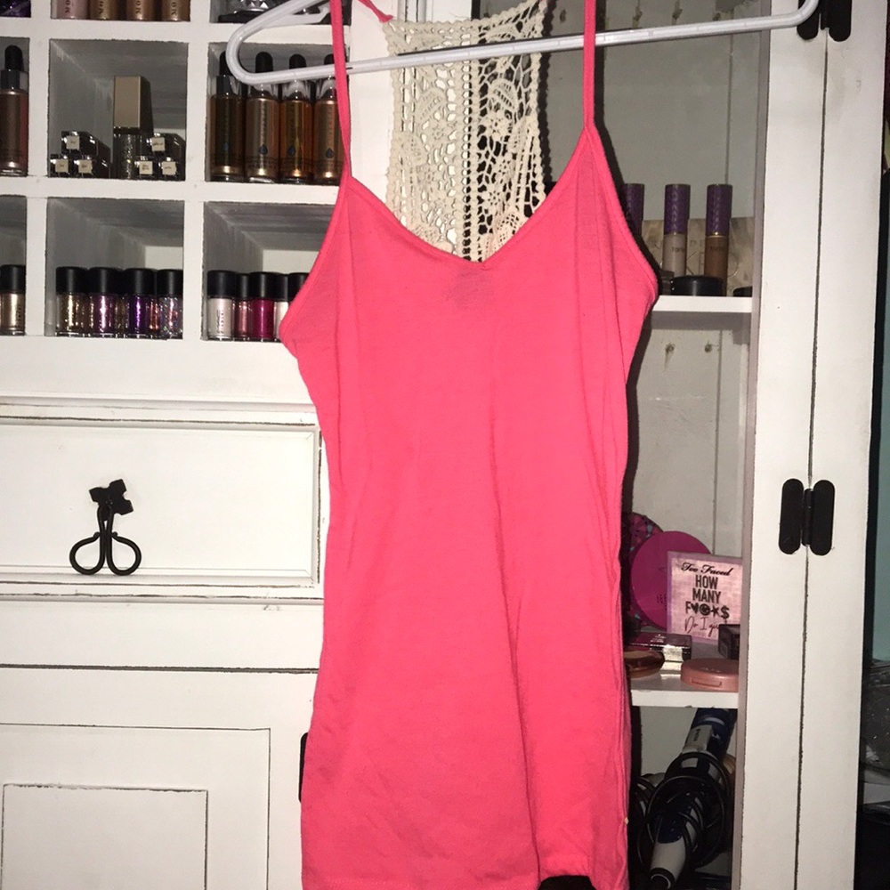 Lace back tank